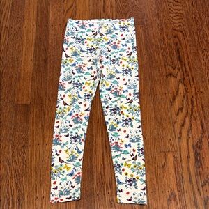Tea Collection Multicolor Floral Kids Leggings - size 7